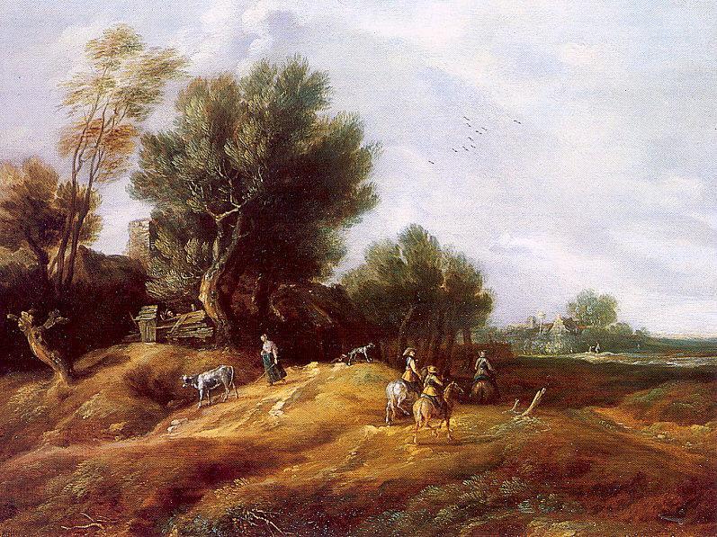Unknown Artist peeters Landscape with Dunes
